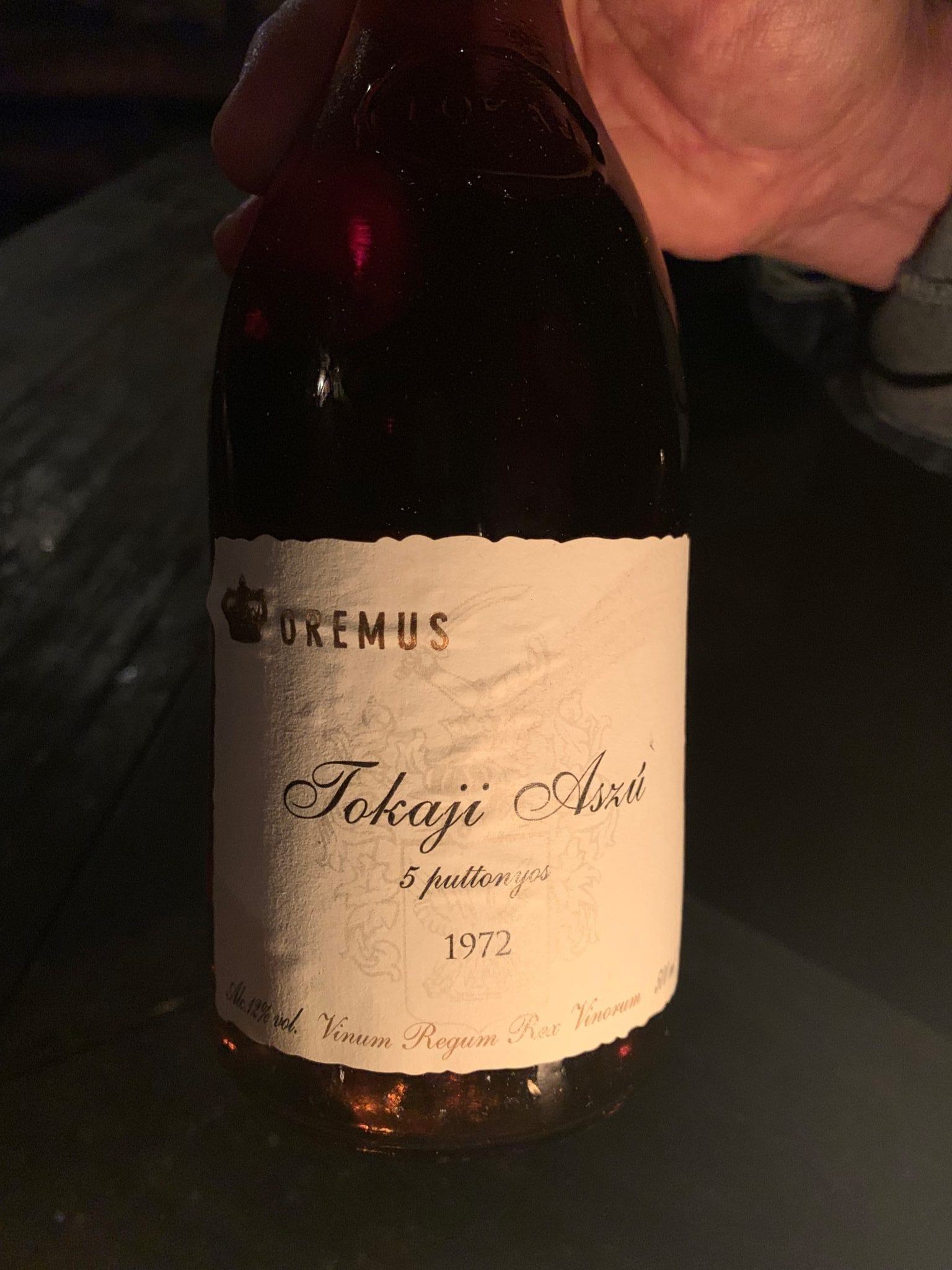 Tokaj - 1972 Oremus Tokaji Aszu 5 Puttonyos