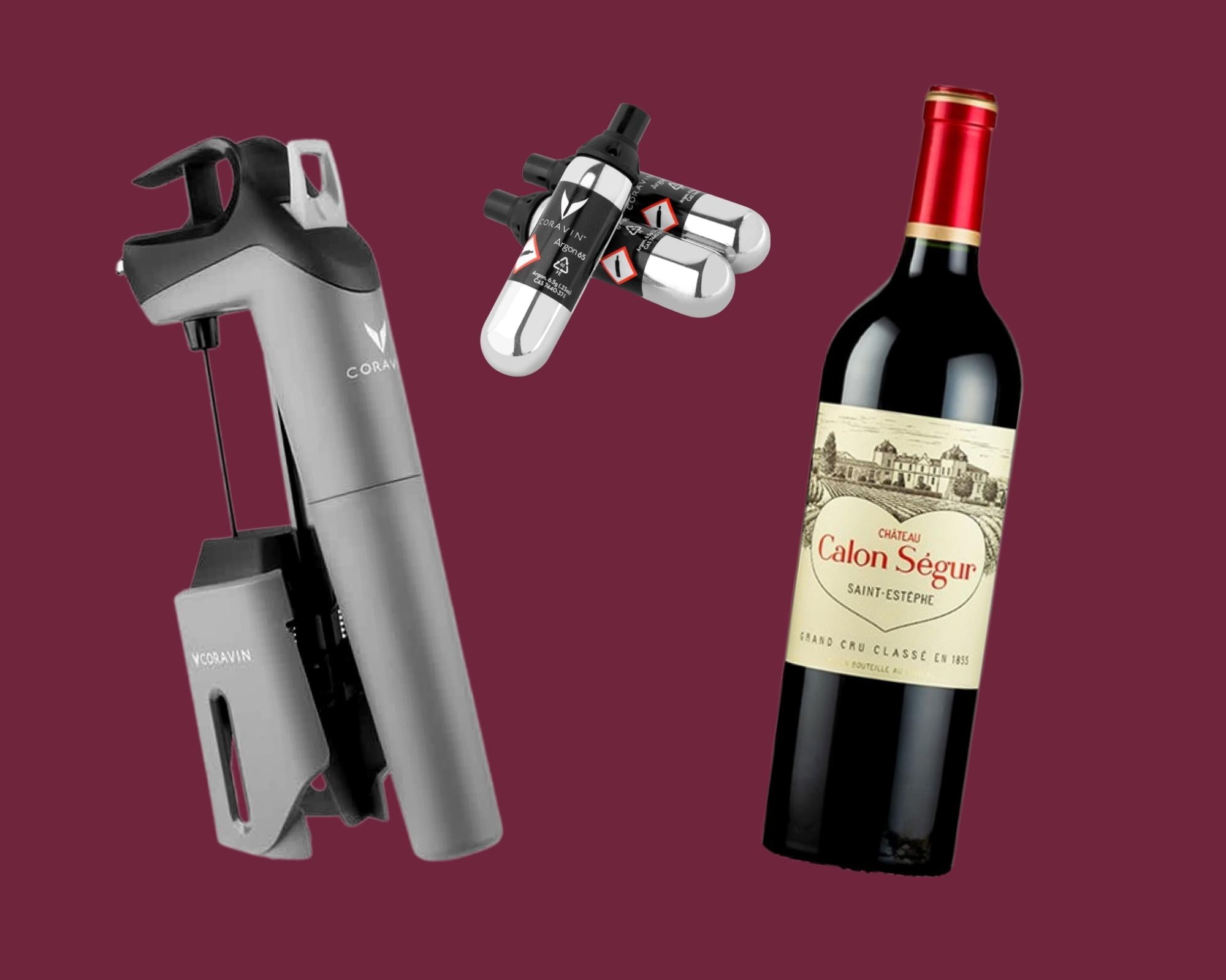Valentine's Day Gift Set - Coravin & 2009 Chateau Calon Ségur, St Estèphe
