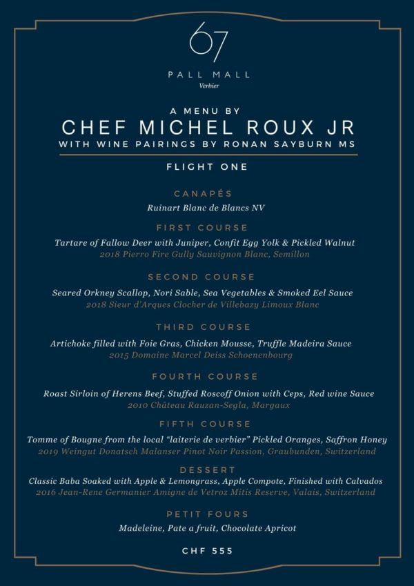 Chef Michel Roux Jr at 67 Pall Mall Verbier – Friday 1st & Saturday 2nd April 2022 - Image 2