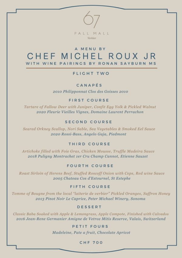 Chef Michel Roux Jr at 67 Pall Mall Verbier – Friday 1st & Saturday 2nd April 2022 - Image 3