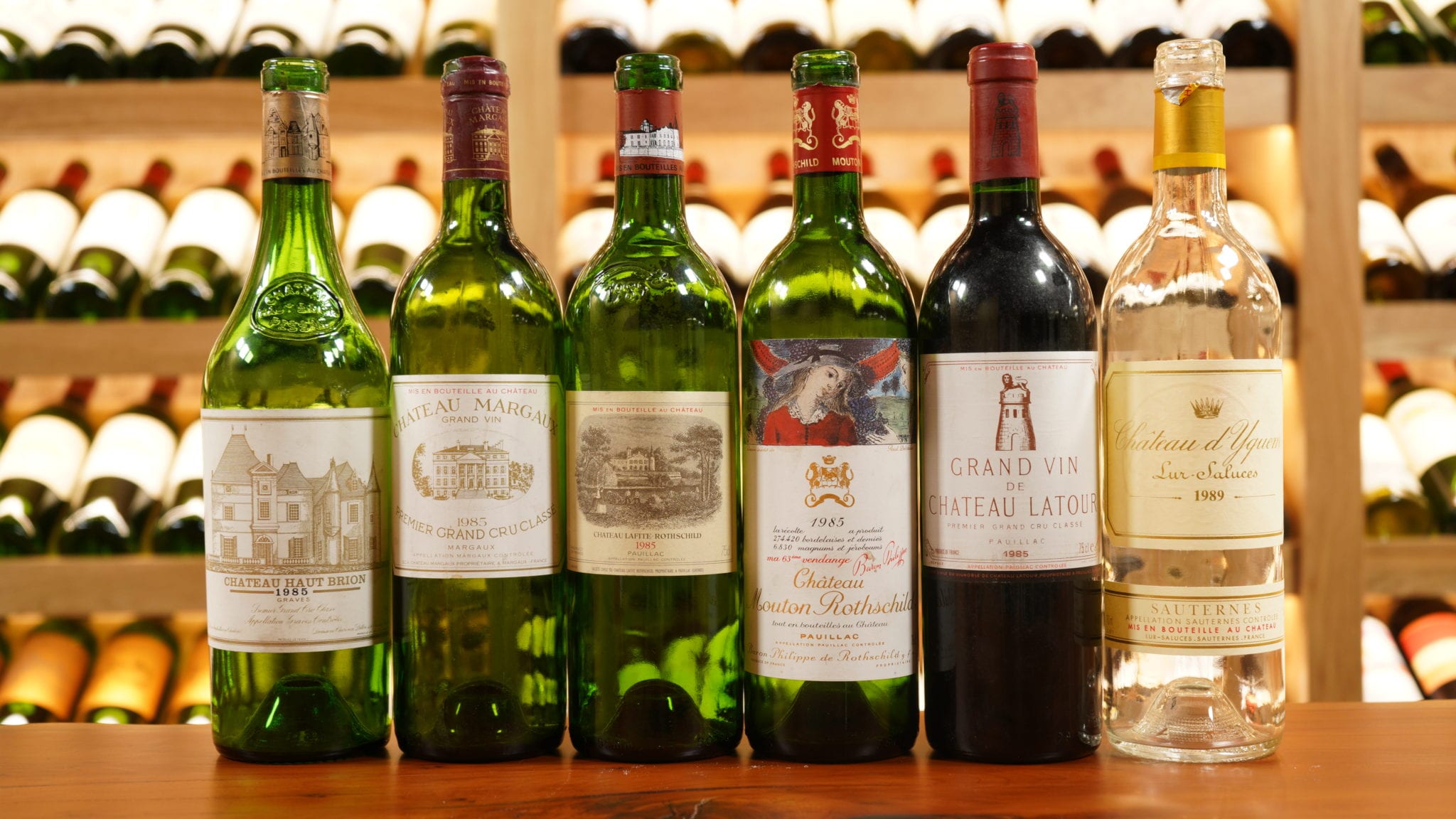 Deep Dive Bordeaux:1985: A Tasting of the First Growths
