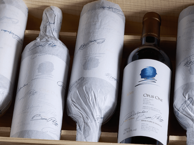 Napa icon Opus One going back to 1990 - Tuesday 14th October